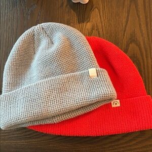 Madewell Red and Gray Vuori Women's Hats